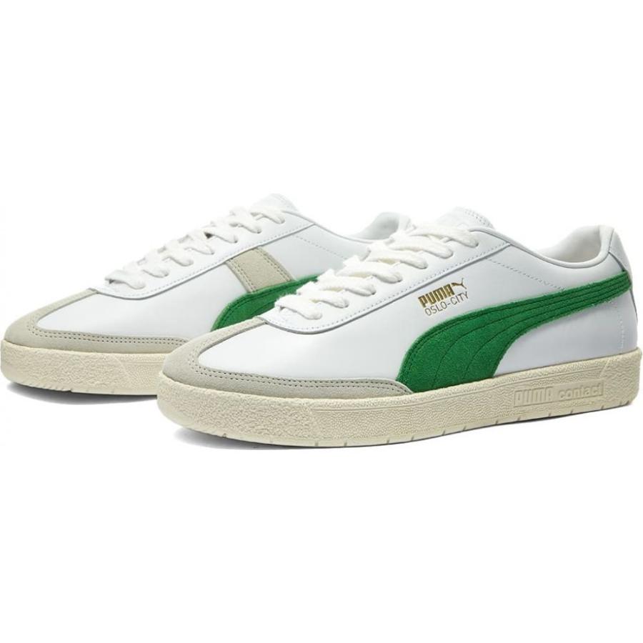 最新人気 プーマ Puma メンズ スニーカー シューズ 靴 Oslo City Premium White Amazon Green 数量限定 特売 Www Gtasigns Ca