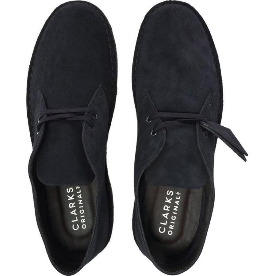 Mens Shoes Boots Chukka boots and desert boots Clarks Suede Wallabee Vcy Desert Boots in Navy/Grey Blue for Men 
