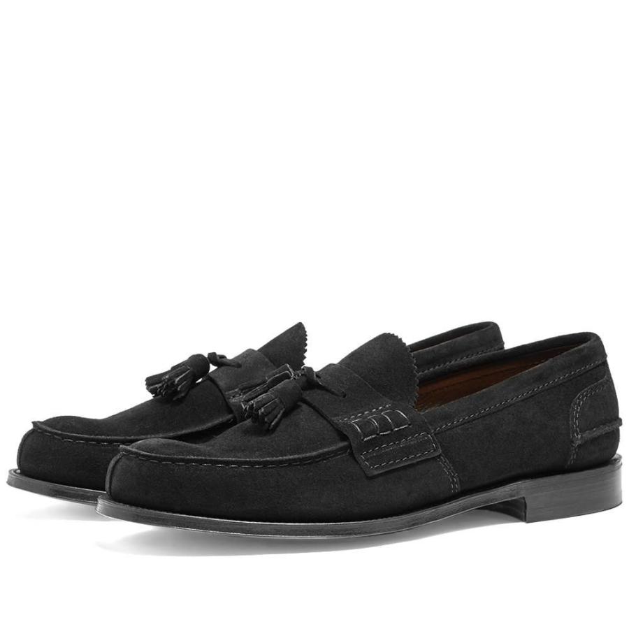 チャーチ Churchs メンズ ローファー シューズ 靴 Church S Tiverton Tassel Loafer Black Cambuskenneth Info