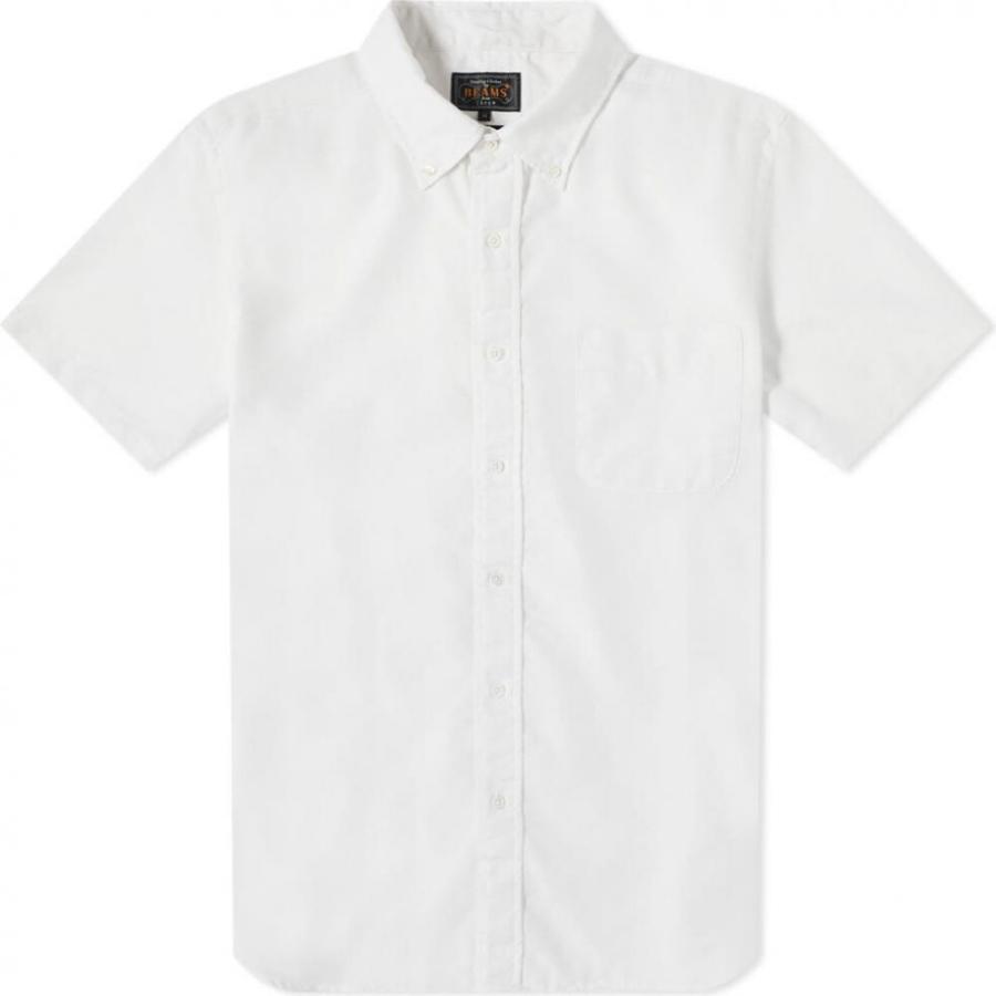 ビームス プラス Beams Plus メンズ 半袖シャツ トップス Short Sleeve Button Down Coolmax Linen Shirt White Sc Ff336da0 フェルマート Fermart 1号店 通販 Yahoo ショッピング