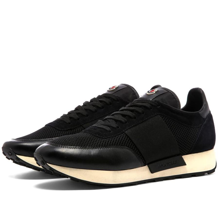 モンクレール Moncler メンズ スニーカー シューズ 靴 Horace Mesh Running Sneaker Black Purrworld Com