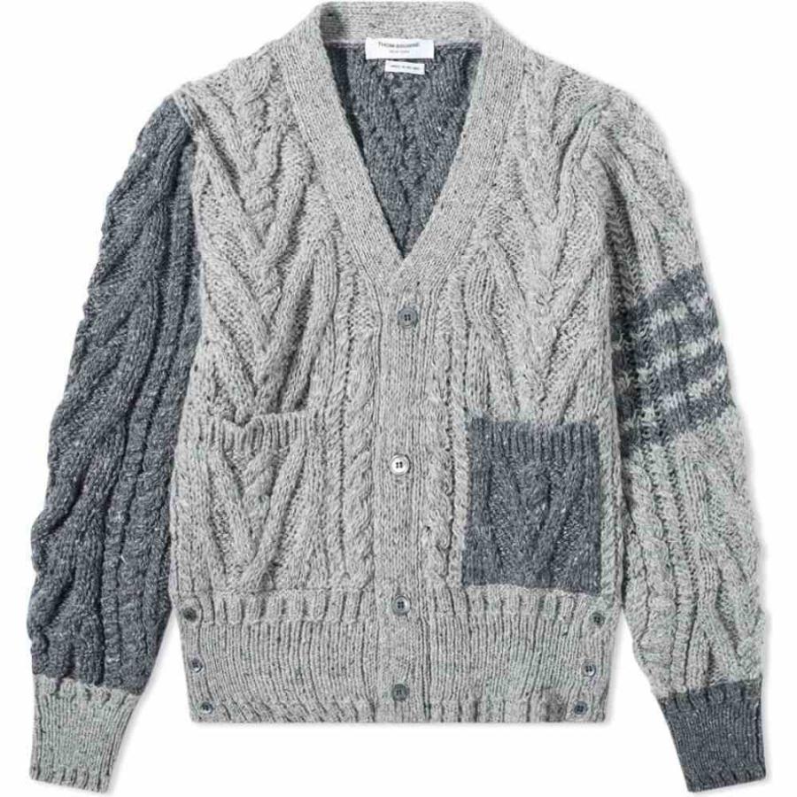 超激安 トム ブラウン Thom Browne メンズ カーディガン トップス 4 Bar Funmix Aran Cable Knit Cardigan Tonal Grey Sc Ff36ea2c9b フェルマート Fermart 1号店 通販 Yahoo ショッピング 高い品質 Www Mastoremata Gr