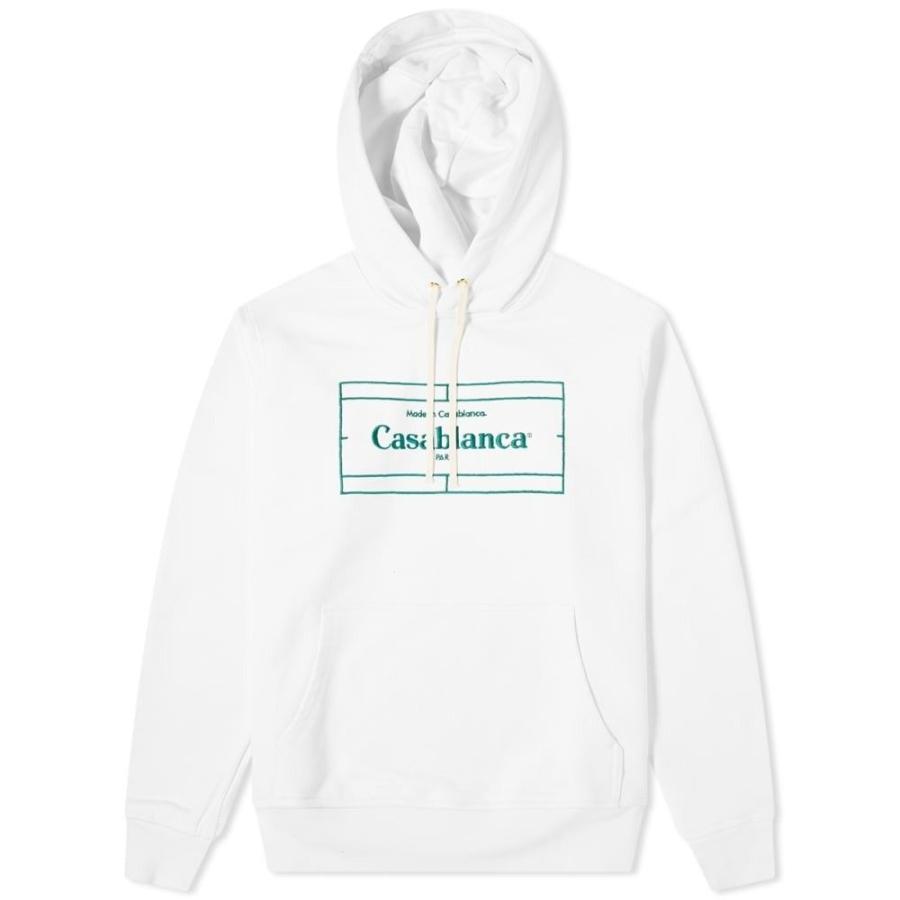 カサブランカ Casablanca メンズ パーカー トップス Tennis Court Logo
