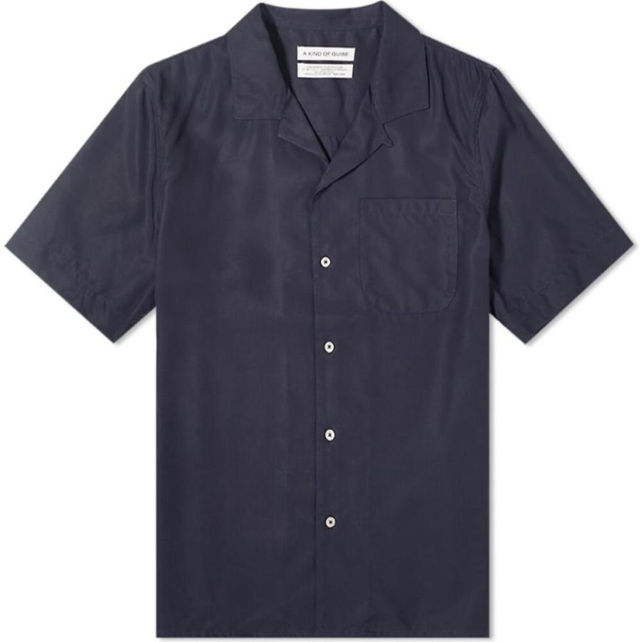 ア カインド オブ ガイズ A Kind Of Guise メンズ 半袖シャツ トップス Gioia Vacation Shirt Dark Navy Fakfakkab Go Id