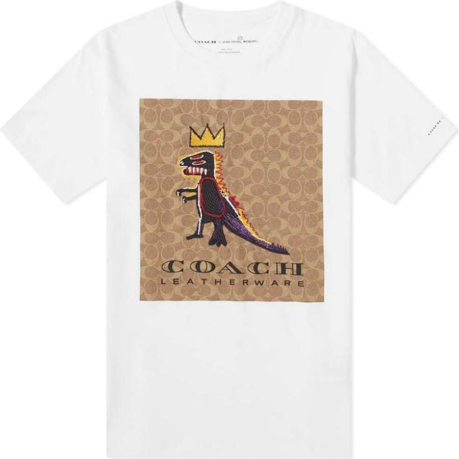 新版 コーチ Coach メンズ Tシャツ トップス X Basquiat Rexy Tee White Sc Ff4e フェルマート Fermart 1号店 通販 Yahoo ショッピング 50 Off Www Htsstlucia Org