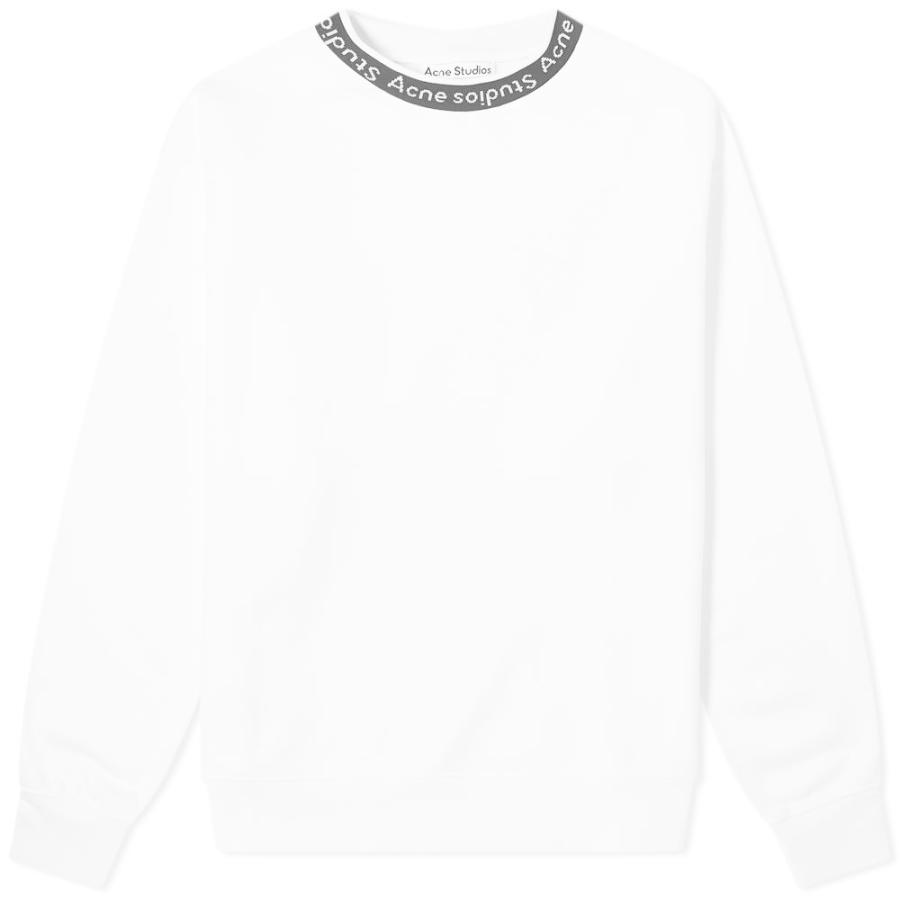 アクネ ストゥディオズ Acne Studios メンズ スウェット トレーナー トップス Fulton Logo Rib Crew Sweat Optic White Sc Fff フェルマート Fermart 1号店 通販 Yahoo ショッピング