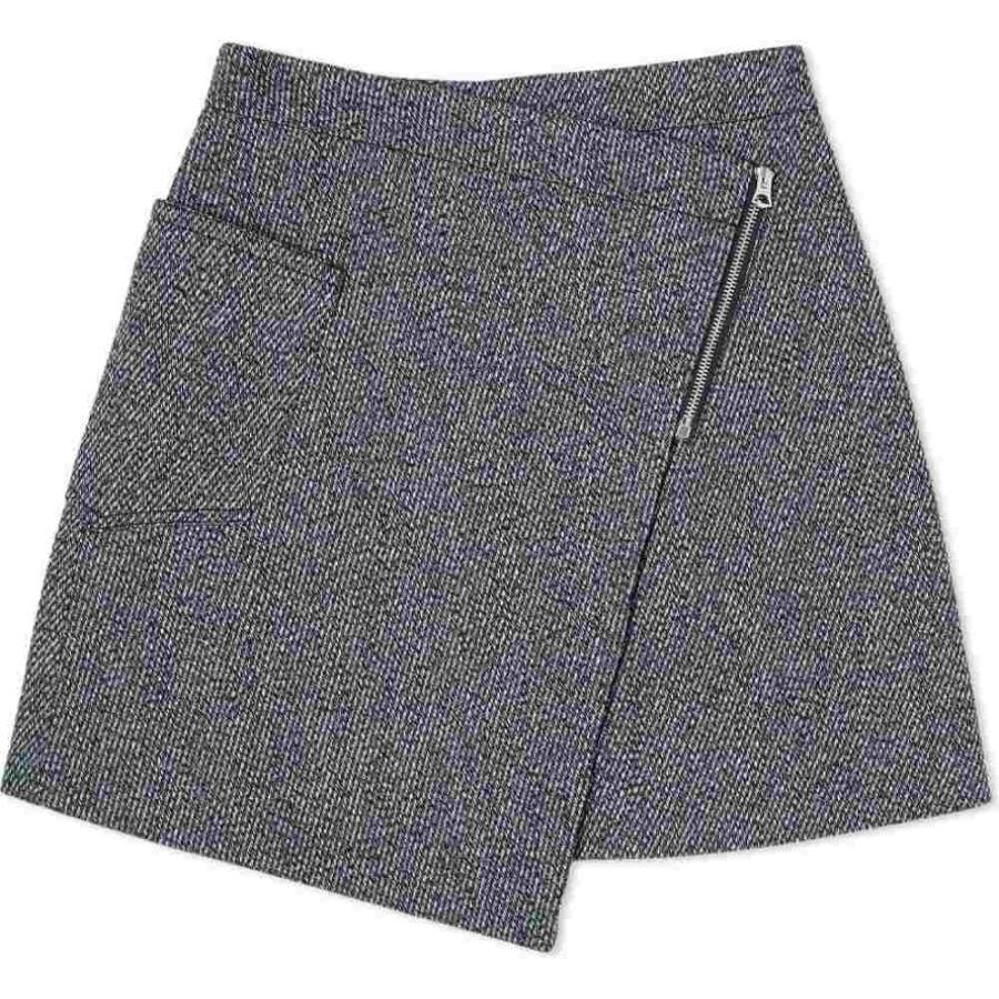 人気の贈り物が大集合 ストゥディオズ アクネ Studios Acne ミニスカート Blue Black Skirt Effect Denim Wrap スカート ラップスカート デニム ミニスカート レディース Studios Acne ストゥディオズ アクネ レディース スカート Imuko Co