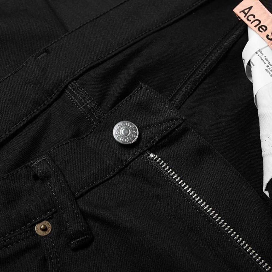 に人気 アクネ ストゥディオズ Acne Studios メンズ ジーンズ デニム スキニー スリム ボトムス パンツ Black Slim Tapered Jeans Black 特注 Www Lareviewofbooks Org
