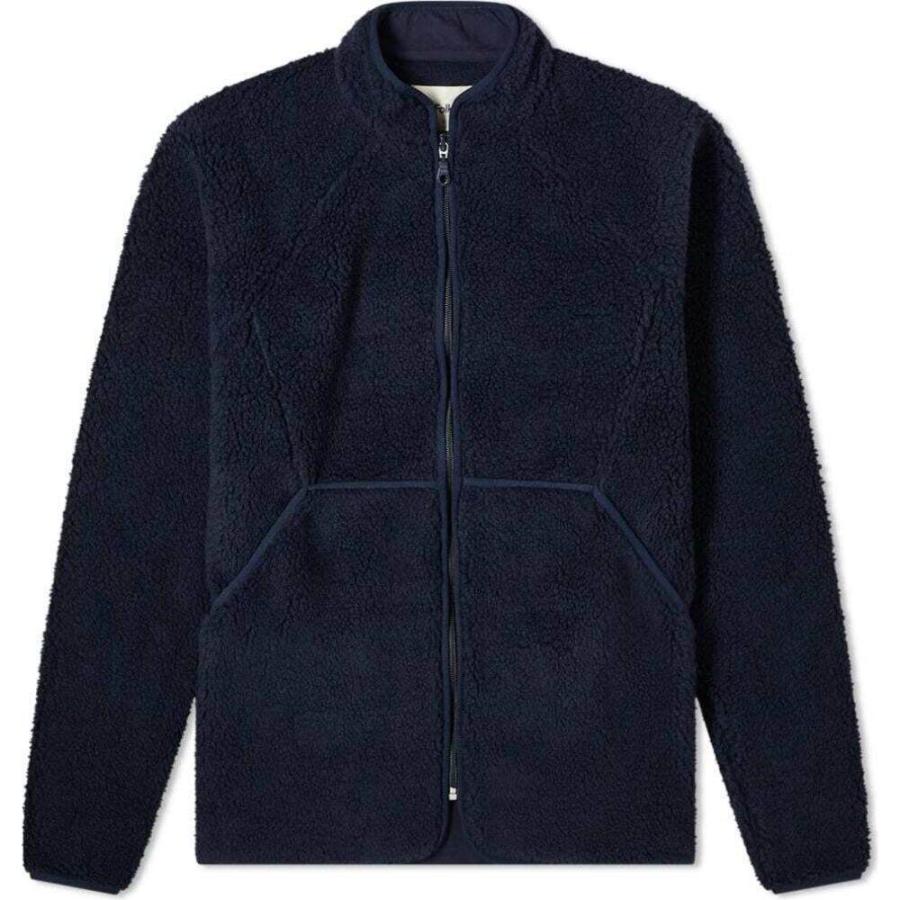 数量限定 特売 フォーク Folk メンズ フリース トップス Puzzle Zip Fleece Navy 好評 Vulkanvegas Derbyde Ae