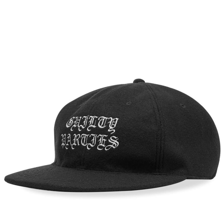 ワコマリア Wacko Maria メンズ キャップ 帽子 Wool 6 Panel Cap Black 109 237 9 154
