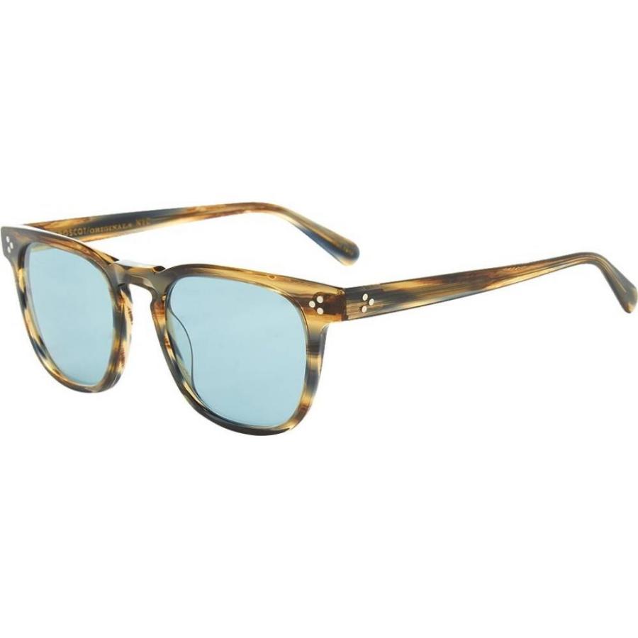 贅沢品 メガネ・サングラス メンズ Moscot モスコット Dudel Bark/Blue Sunglasses サングラス