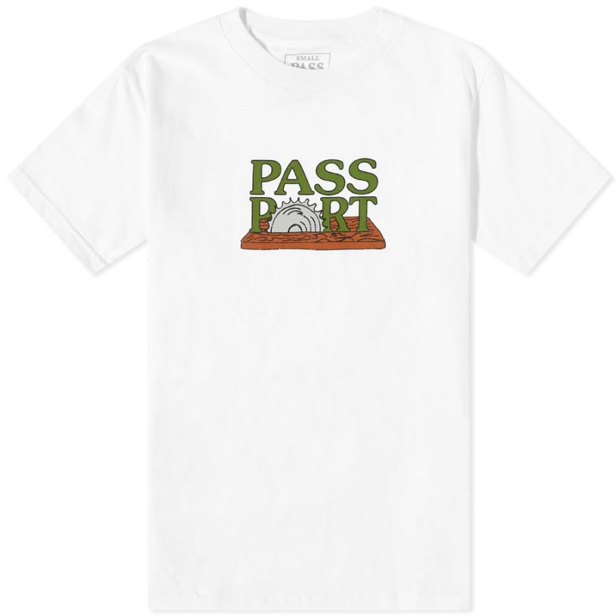 選ぶなら Tシャツ メンズ Pass~Port パスポート トップス White Tee Saw Circle 半袖