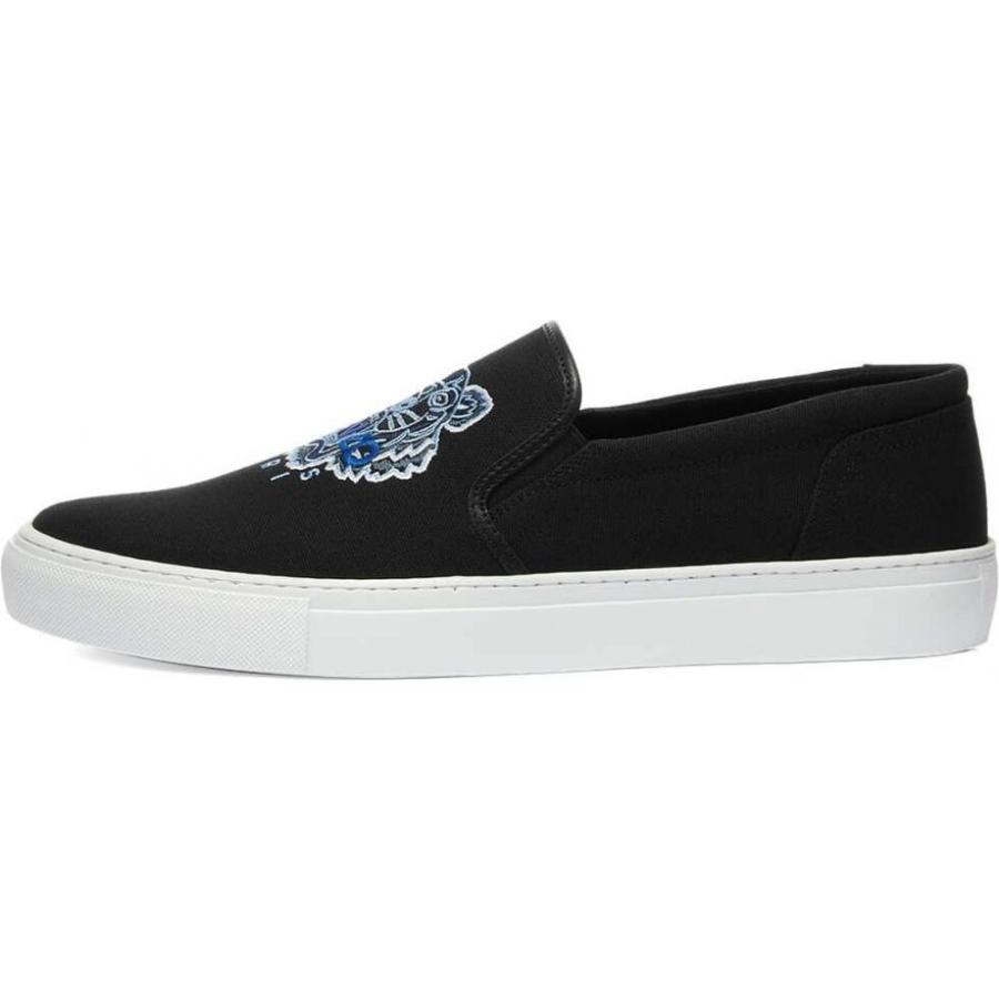 受賞店舗 ケンゾー Kenzo メンズ スリッポン フラット スニーカー シューズ 靴 Embroidered Tiger Slip On Sneaker Black 値引きする Cih Dev Humbird Com