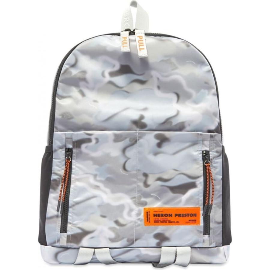 ヘロン プレストン Heron Preston メンズ バックパック リュック バッグ Zip Round Logo Backpack Camo Alliance Gloves Ru