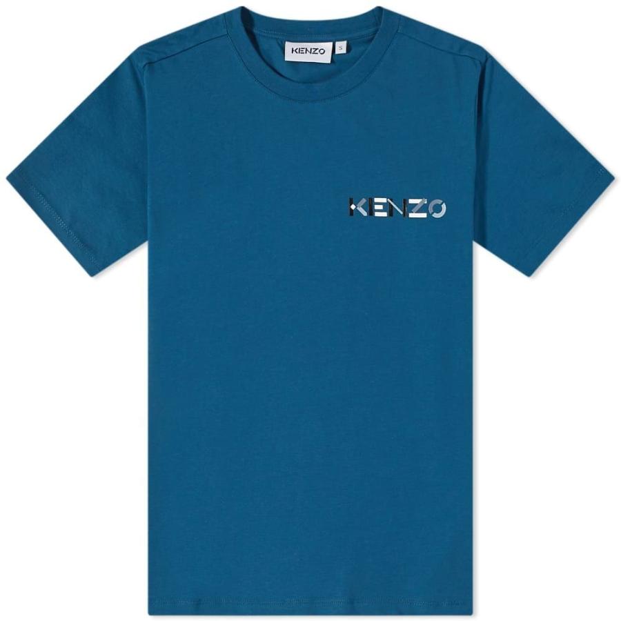 人気の雑貨がズラリ！ トップス ロゴTシャツ Tシャツ メンズ Kenzo ケンゾー Logo Blue Midnight Tee Classic 半袖