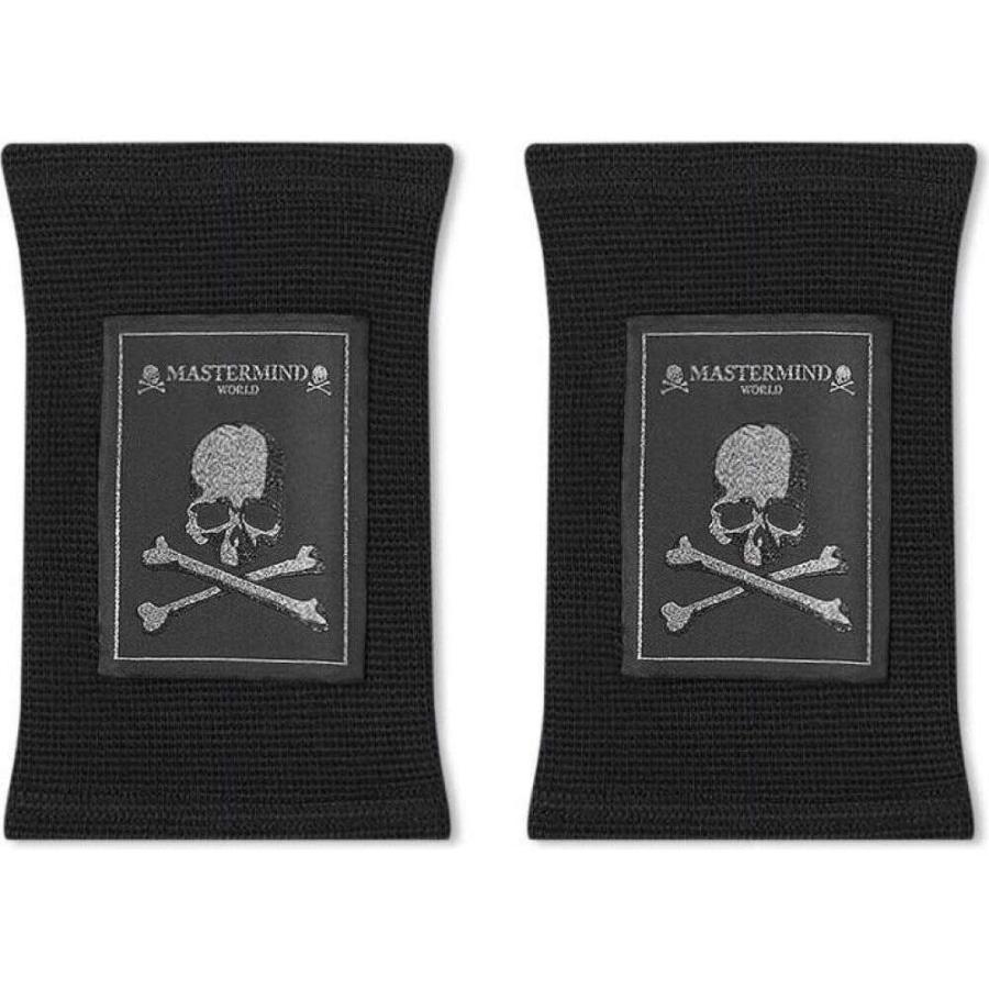 21高い素材 World Mastermind マスターマインド Black Wristband Label World Mastermind リストバンド ファッション小物 メンズ World Mastermind マスターマインド ファッション小物 メンズ 財布 帽子 ファッション小物