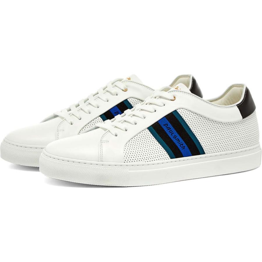 ポールスミス Paul Smith メンズ スニーカー シューズ 靴 Perforated Side Tape Basso Sneaker White Navy Sc Ff7c9dd461 フェルマート Fermart 1号店 通販 Yahoo ショッピング