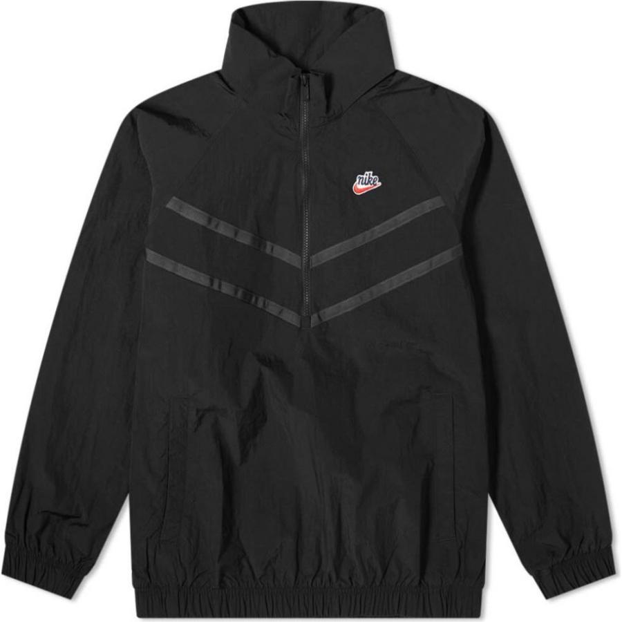 国内配送 ナイキ Nike メンズ ジャージ アウター Heritage Half Zip Track Top Black 高級感 Claimkar Com