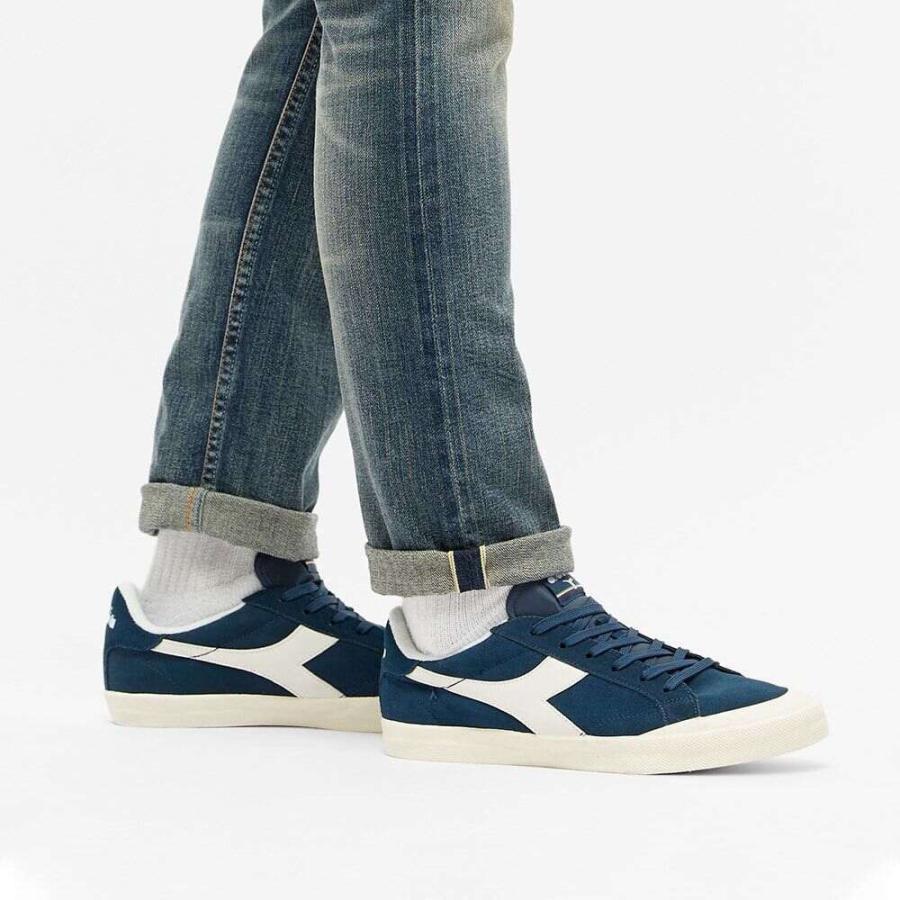 ディアドラ Diadora メンズ スニーカー シューズ 靴 Melody Suede Blue Dark Denim Sc Ff0b46 フェルマート Fermart 1号店 通販 Yahoo ショッピング