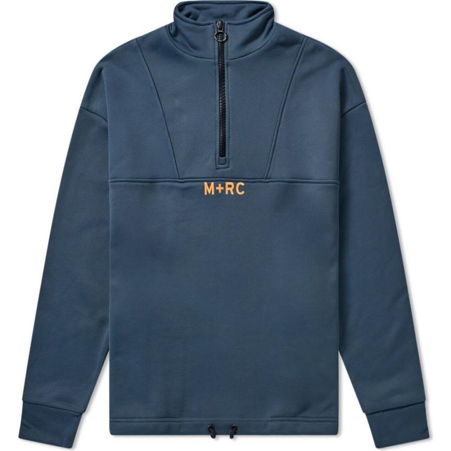 マルシェノア M Rc Noir メンズ スウェット トレーナー ハーフジップ トップス Quarter Zip Sweat Grey Www Erhamah Com