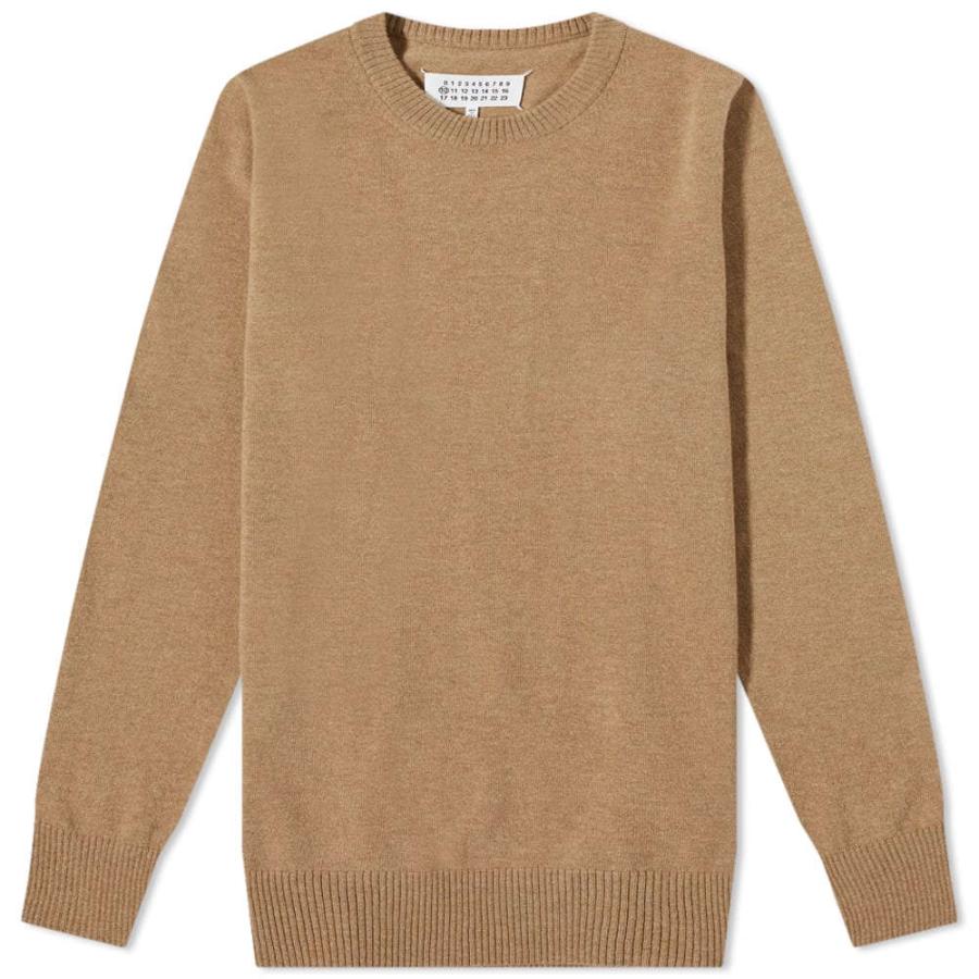メゾン Crew マルジェラ Maison Camel Margiela メンズ ニット セーター トップス ニット セーター Classic Knit Crew フェルマー