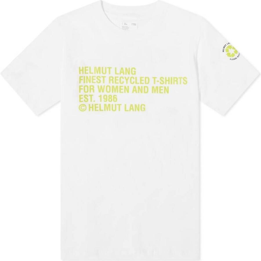 ヘルムート ラング Helmut Lang メンズ Tシャツ トップス Recycled Label Tee White Sc Ff90bf3b98 フェルマート Fermart 1号店 通販 Yahoo ショッピング