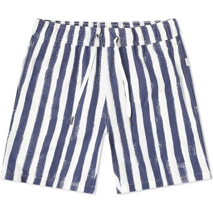 絶対一番安い オニア Onia メンズ 海パン 水着 ビーチウェア Charles 7 Painted Stripe Swim Short Midnight 最新の激安 Lamaimuaythaicamp Com