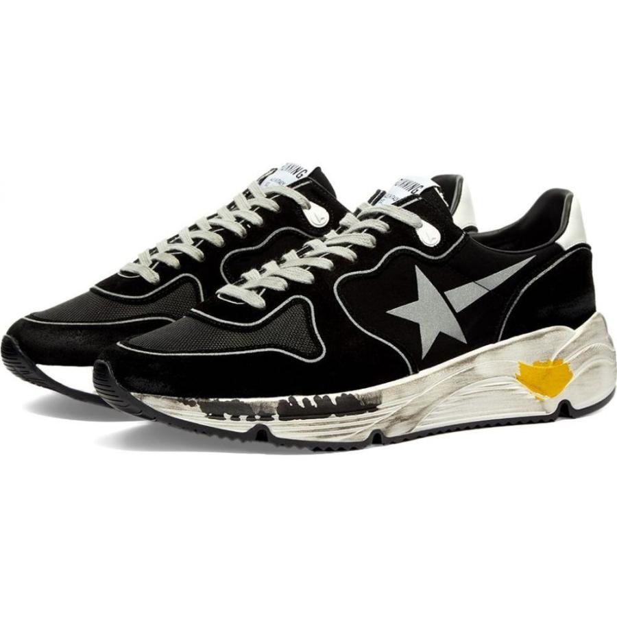 アウトレット送料無料 ゴールデン グース Golden Goose Deluxe Brand メンズ スニーカー シューズ 靴 Golden Goose Running Sole Sneaker Black Silver White 値引 Teslaimagem Com Br