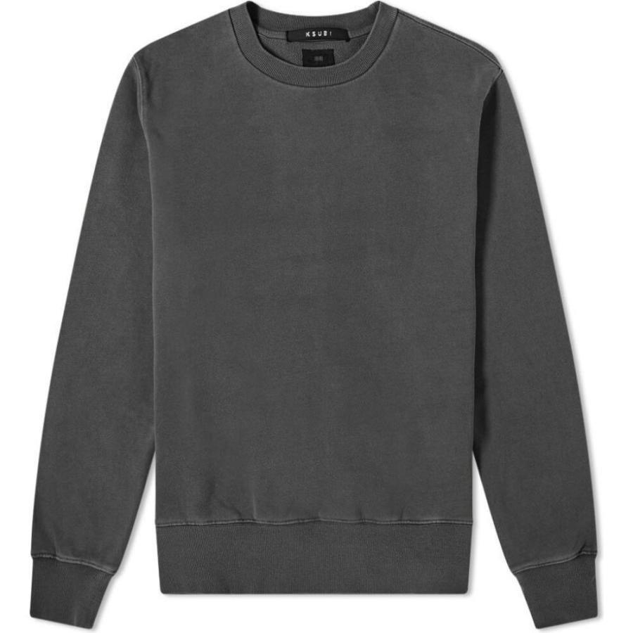スビ Ksubi メンズ スウェット トレーナー トップス Seeing Lines Crew Sweat Black Blusquare Org