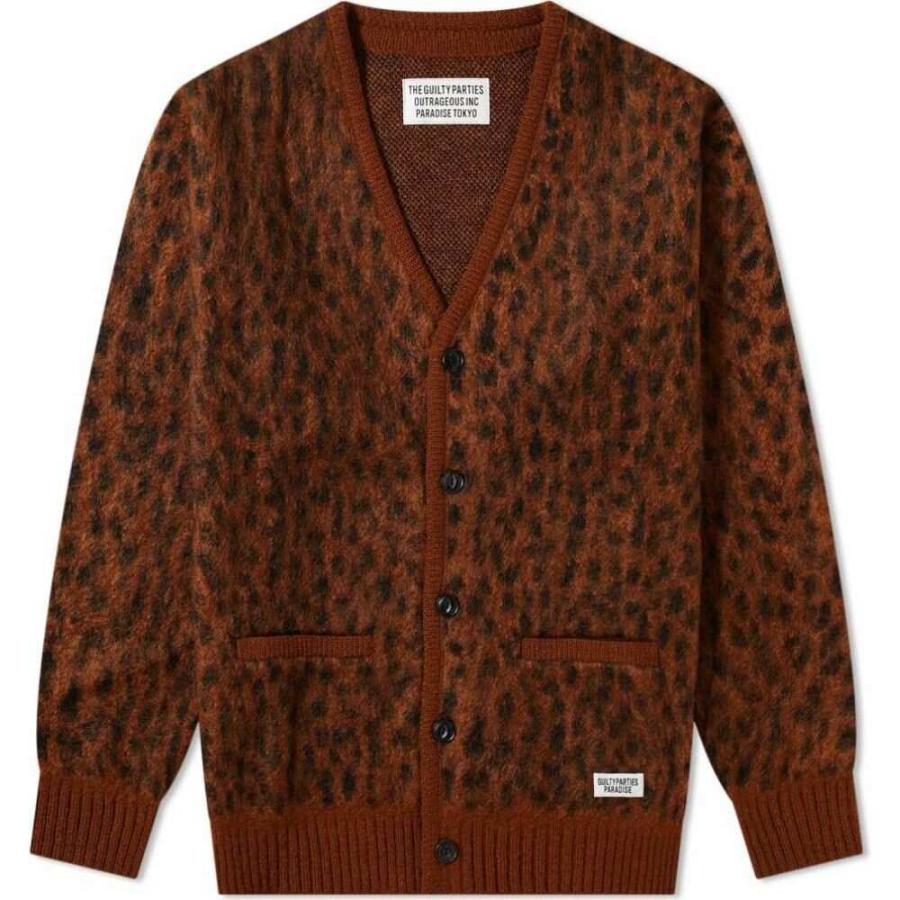 ワコマリア Wacko Maria メンズ カーディガン トップス Leopard Mohair Cardigan Brown Sc Ffa2ca6a6e フェルマート Fermart 1号店 通販 Yahoo ショッピング