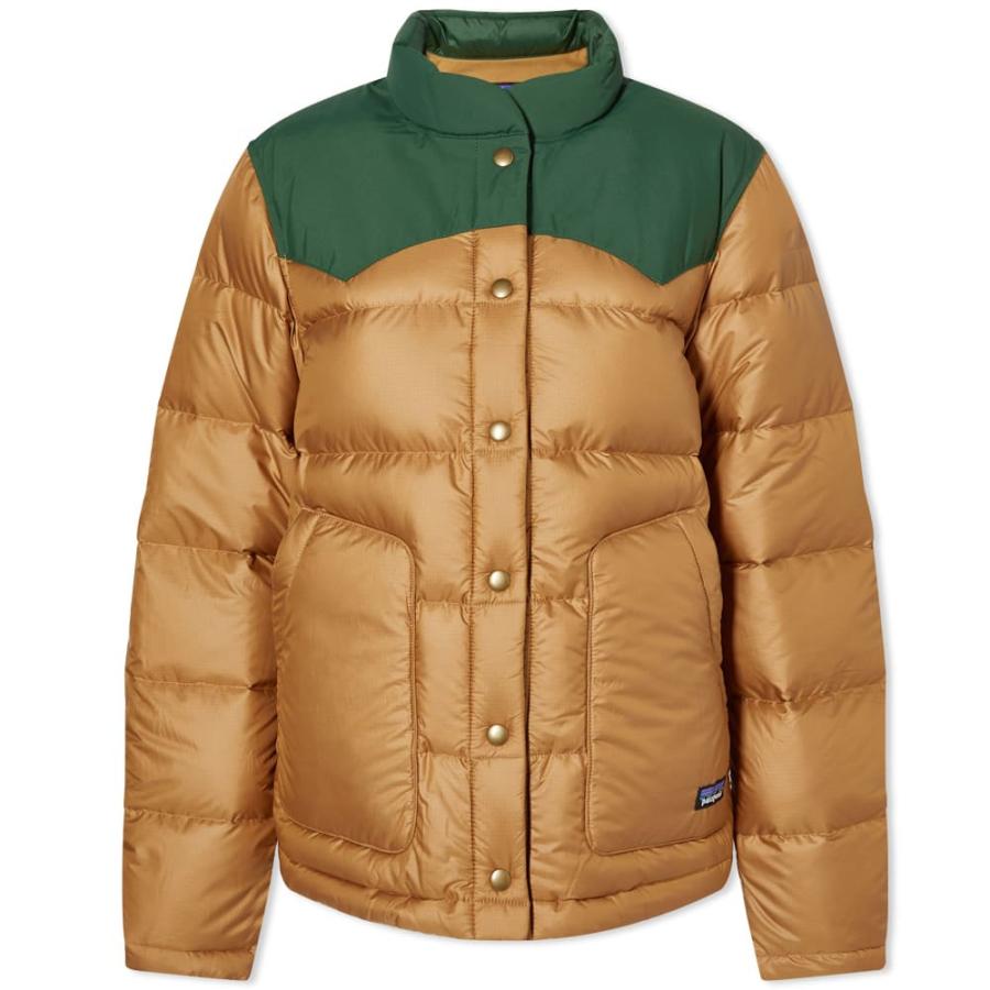 ディズニープリンセスのベビーグッズも大集合 Contrast Bivy アウター ダウン 中綿ジャケット レディース Patagonia パタゴニア レディース ダウン 中綿ジャケット パタゴニア Patagonia Jacket Brown Green Nest コート アウター