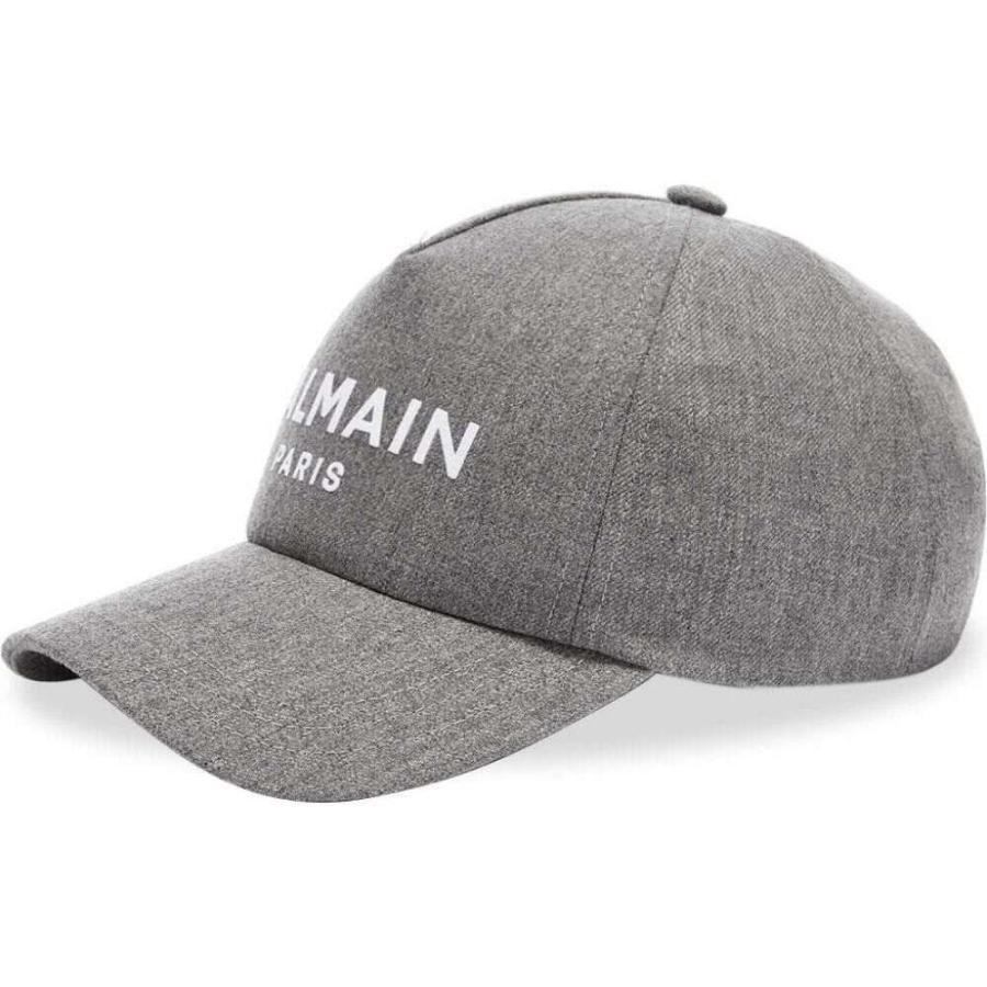 大流行中 バルマン Balmain メンズ キャップ 帽子 Wool Logo Cap Heather Grey メーカー包装済 Zoetalentsolutions Com