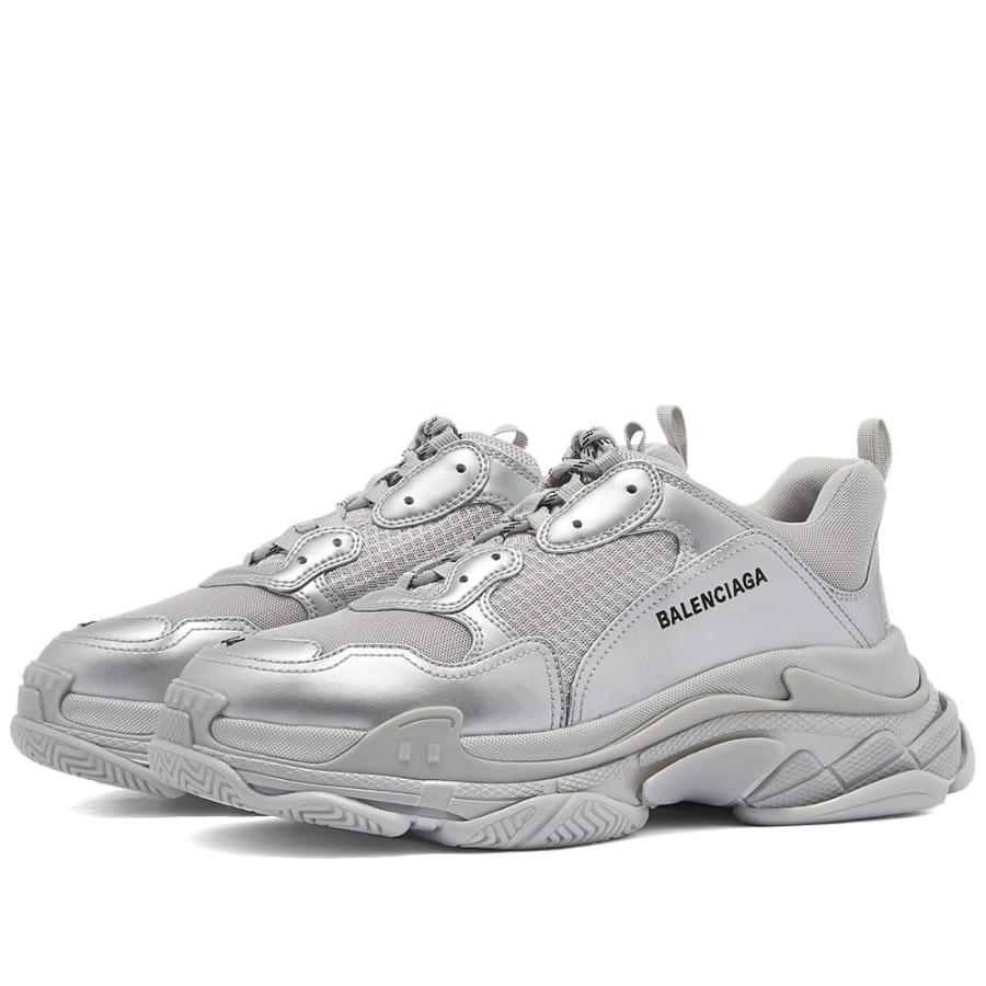 メーカー包装済 Balenciaga バレンシアガ スニーカー メンズ シューズ 靴 バレンシアガ Balenciaga メンズ スニーカー シューズ 靴 Triple S Sneaker Silver Metallic シューズ Smssvg Org