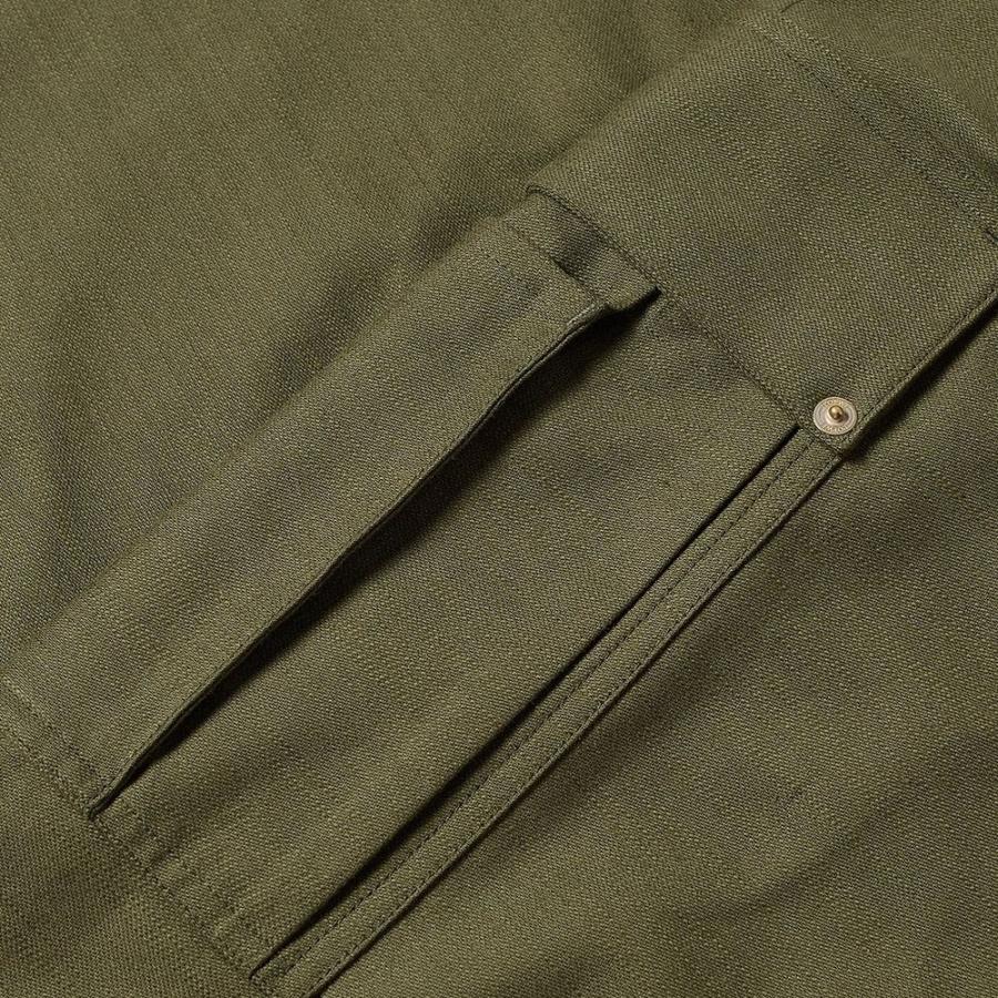 ロエベ Loewe メンズ カーゴパンツ ボトムス パンツ Cropped Cargo Pant Military Green