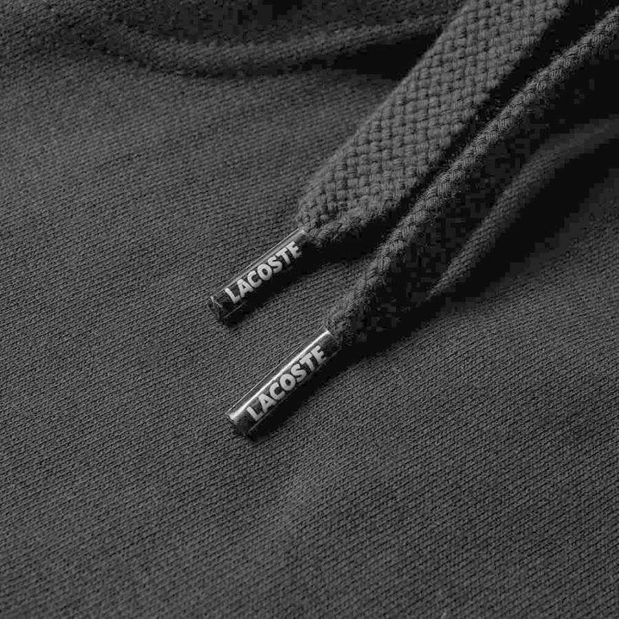 開店祝い ショートパンツ メンズ Lacoste ラコステ ボトムス パンツ Black Short Sweat Logo Classic ショート ハーフパンツ サイズ 3 S qhema Com