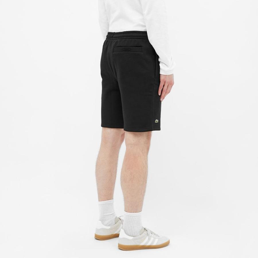 開店祝い ショートパンツ メンズ Lacoste ラコステ ボトムス パンツ Black Short Sweat Logo Classic ショート ハーフパンツ サイズ 3 S qhema Com