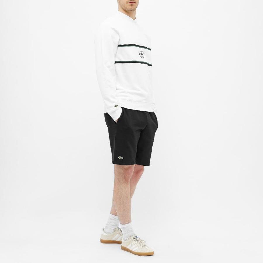 開店祝い ショートパンツ メンズ Lacoste ラコステ ボトムス パンツ Black Short Sweat Logo Classic ショート ハーフパンツ サイズ 3 S qhema Com