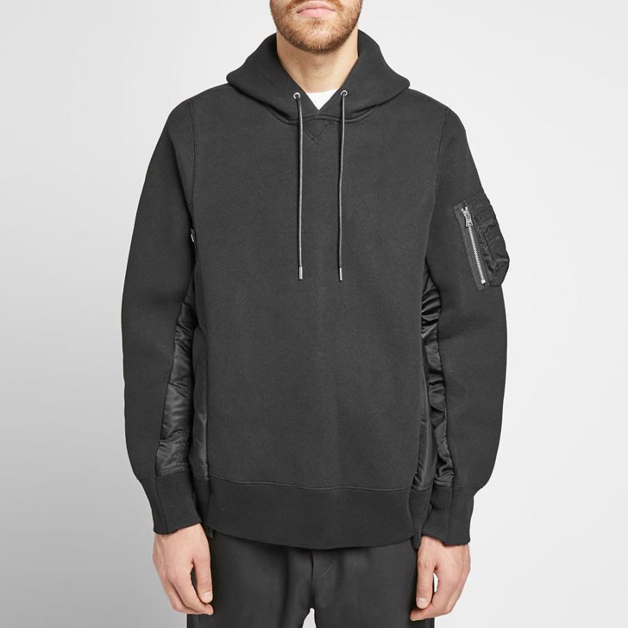 サカイ Sacai メンズ パーカー トップス Sponge Sweat X Ma 1 Hoody