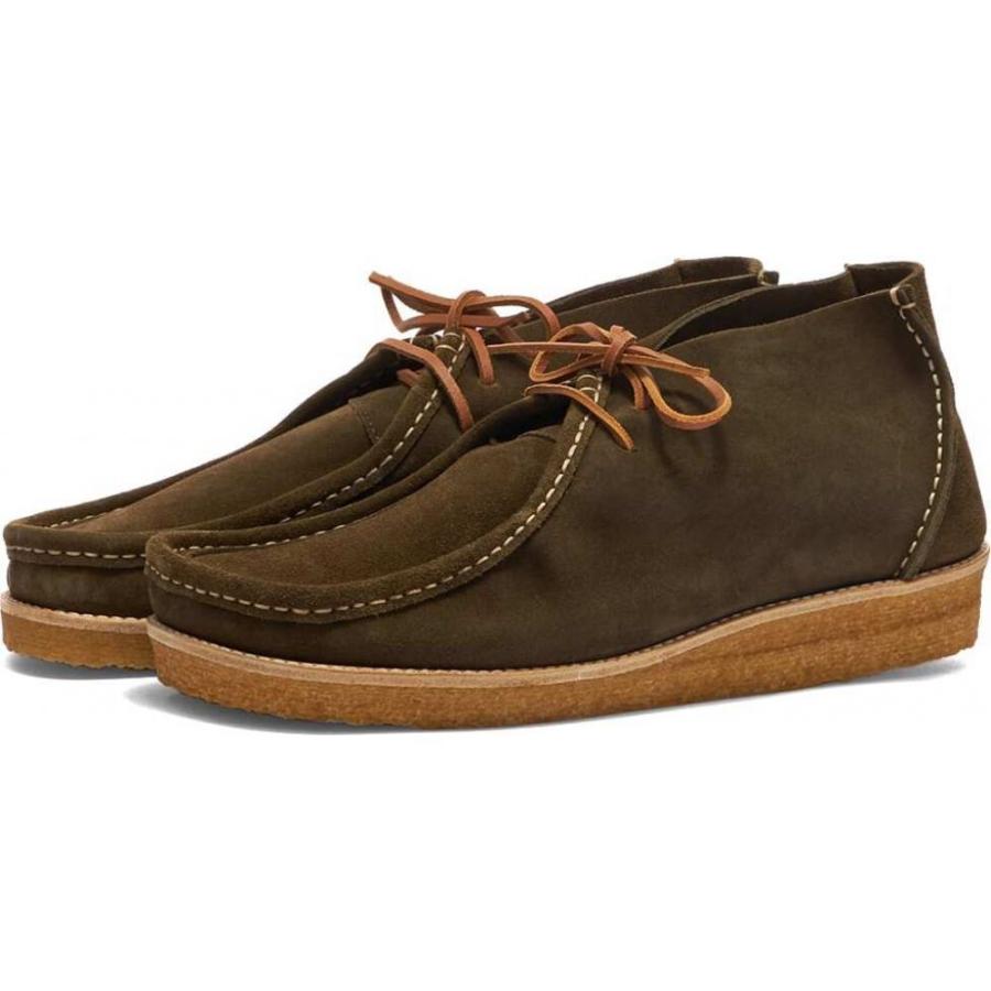 日本最大のブランド X シューズ 靴 チャッカブーツ ブーツ メンズ Yogi ヨギ シューズ 靴 メンズ ブーツ ヨギ Yogi Hikerdelic Olive Dark Boot Chukka Moc Suede Eric ブーツ