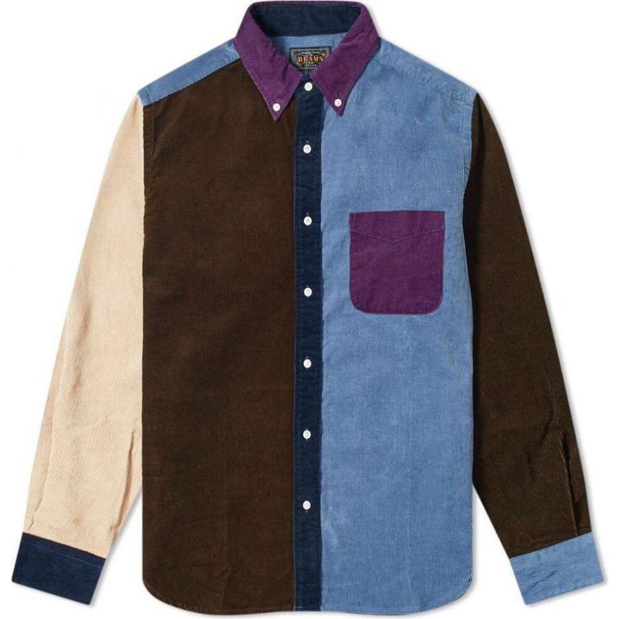 ビームス プラス Beams Plus メンズ シャツ トップス Button Down Multi Pattern Corduroy Shirt Purple Sc Ffbf998f5a フェルマート Fermart 1号店 通販 Yahoo ショッピング