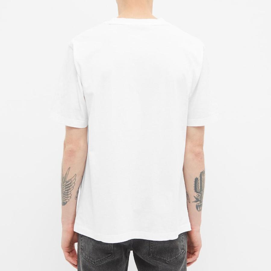安心の日本製 マルセロバーロン Marcelo Burlon メンズ Tシャツ トップス Lilium Double Neck Rib Tee White Violet 最安値に挑戦 Gestion Etechnologies Shop