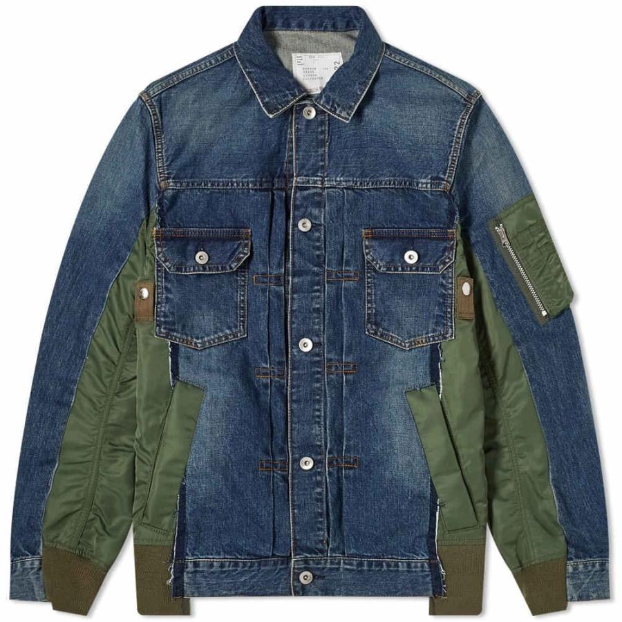 12月スーパーsale 15 Off アウター デニムジャケット ブルゾン メンズ Sacai サカイ Denim Blue Jacket Ma 1 X その他ジャケット サイズ 3 L Www Oroagri Eu