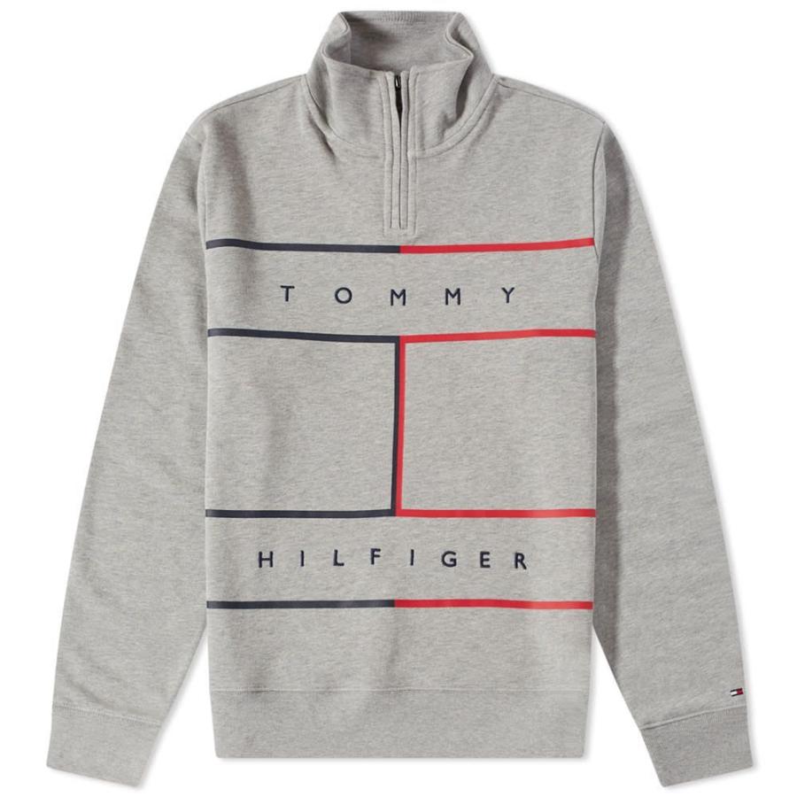 大注目 Sweat Zip Half Flag Rwb Larger トップス スウェット トレーナー メンズ Jeans Tommy ジーンズ トミー メンズ スウェット トレーナー ジーンズ トミー Jeans Tommy Light Heather Grey トップス Adtecplasma Com
