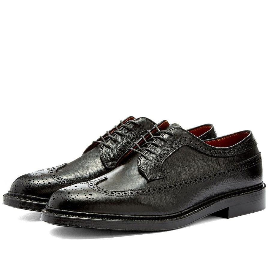 オールデン Alden Shoe Company メンズ 革靴 ビジネスシューズ シューズ 靴 Alden Long Wing Blucher Black Alpine Grain Feriteinvisibili It