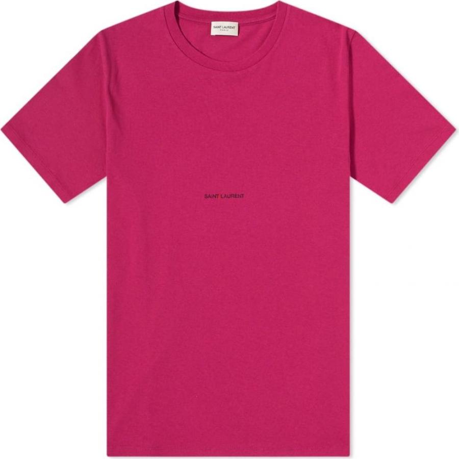 イヴ サンローラン Saint Laurent メンズ Tシャツ ロゴtシャツ トップス Archive Logo Tee Pink Sc Ffdfcb7df9 フェルマート Fermart 1号店 通販 Yahoo ショッピング