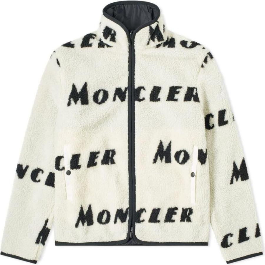 Moncler 1号店 フリース トップス Moncler Fleece Sc Fff8709f1e フェルマート フリースジャケット モンクレール ジャケット Over お待たせ Logo メンズファッション メンズ Fermart All White Black Print Pandatoy Ge