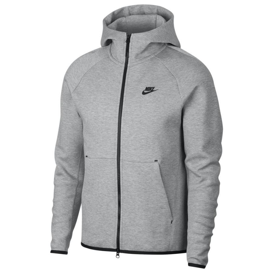 ナイキ Nike メンズ パーカー トップス 評価 Tech Fleece Hoodie Full Zip Black Dark Heather Grey