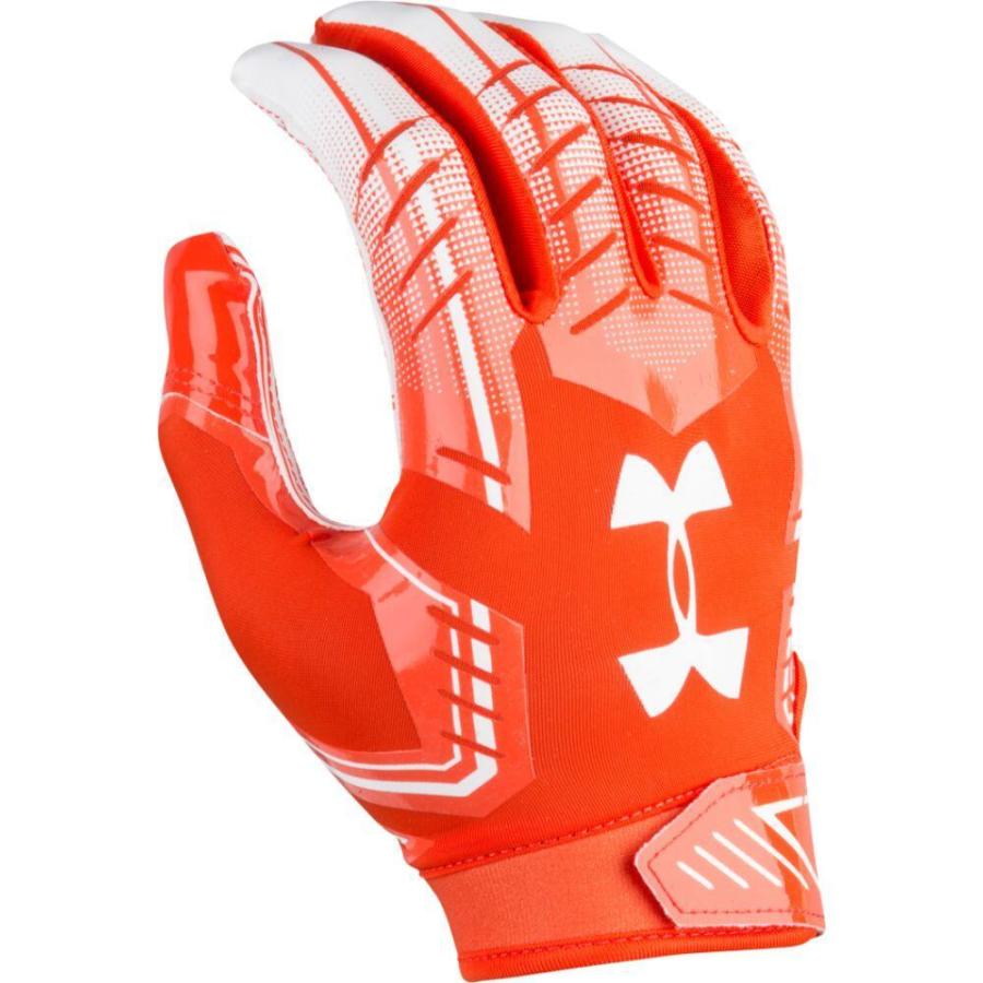 orange under armour gloves