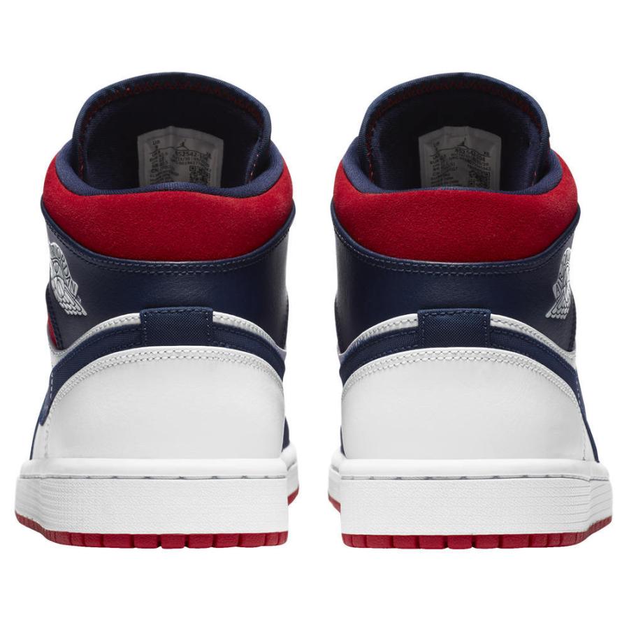 jordan 1 mid white navy