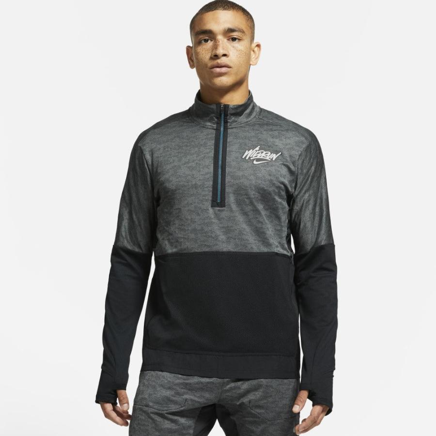 宅配 Df トップス ランニング ウォーキング メンズ Nike ナイキ ランニング ウォーキング メンズ トップス ナイキ Nike Element Silver Heather Reflective Grey Black Iron Top Zip 1 2 Gx Run Wild ウエア Kasmed Uz